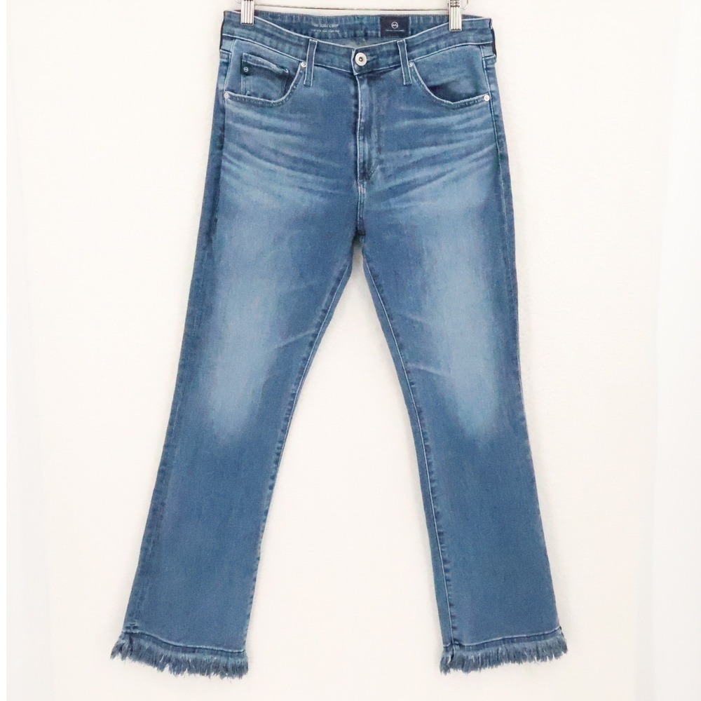 AG Adriano Goldschmied Jodi Crop Empower Denim Jeans Size 29 Flare Superstretch